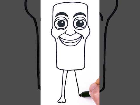 Tung Tung Tung Sahur!!! Italian Brainrot. #drawsocute  #art #drawing #howtodraw