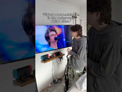 “I’ll just put something on in the background while I clean.” #djo #joekeery #strangerthings